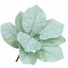 Gałązka Liście 30cm Szara Zieleń KR1849A [10opak]